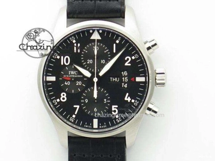 MIROTIME 0216 Portugieser Perpetual Calendar IW503301 V9F 1:1 Best Edition Silver Dial on Black Leather Strap A EyeCatching 7116